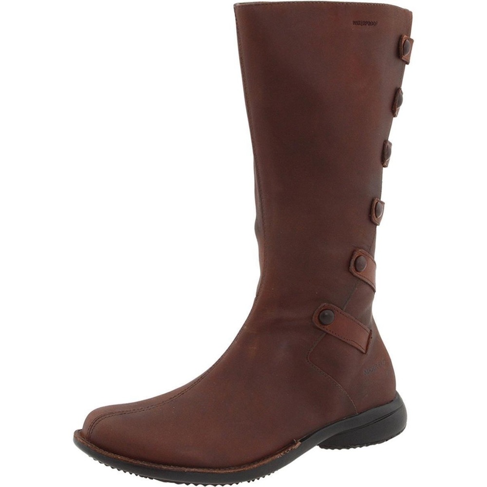Tetra Launch Brown Leather Waterproof Boots